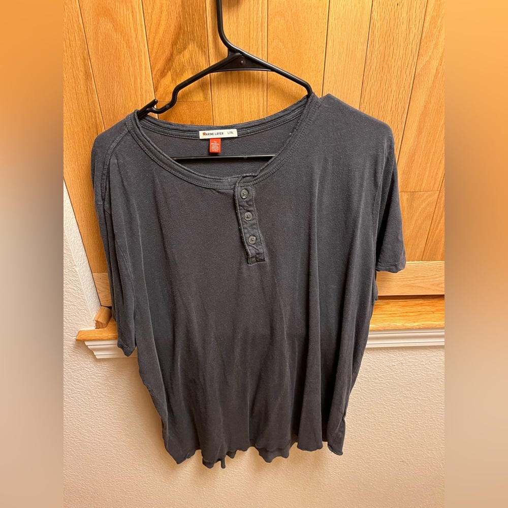 Short-sleeve Hemp Henley